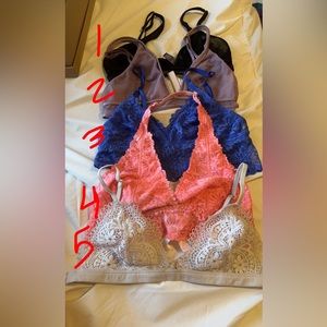 Victoria’s Secret and Victoria’s Secret pink bralette bundle